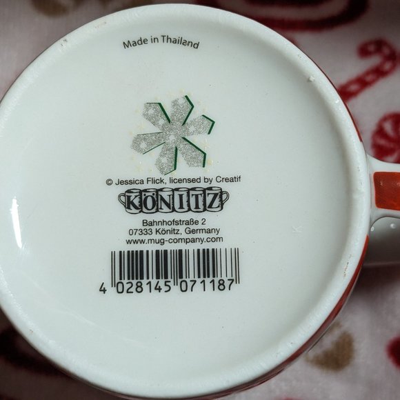 New Vtg Style 2 Winter Mugs Icicles & Powder Snow Germany Waechtersbach Mugs Set - Picture 5 of 10